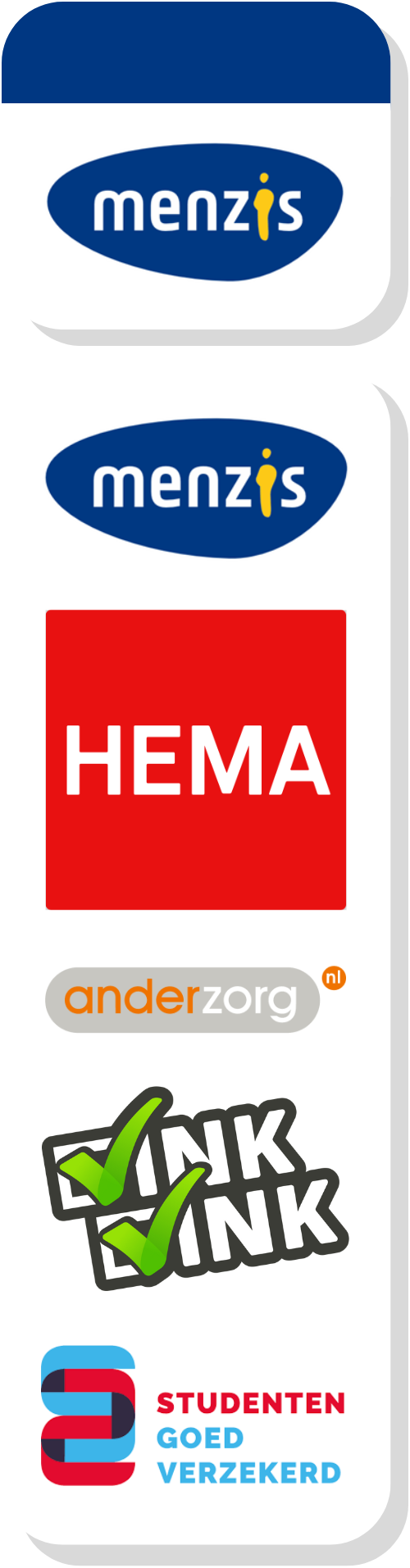 Logo van zorgverzekeraar Menzis